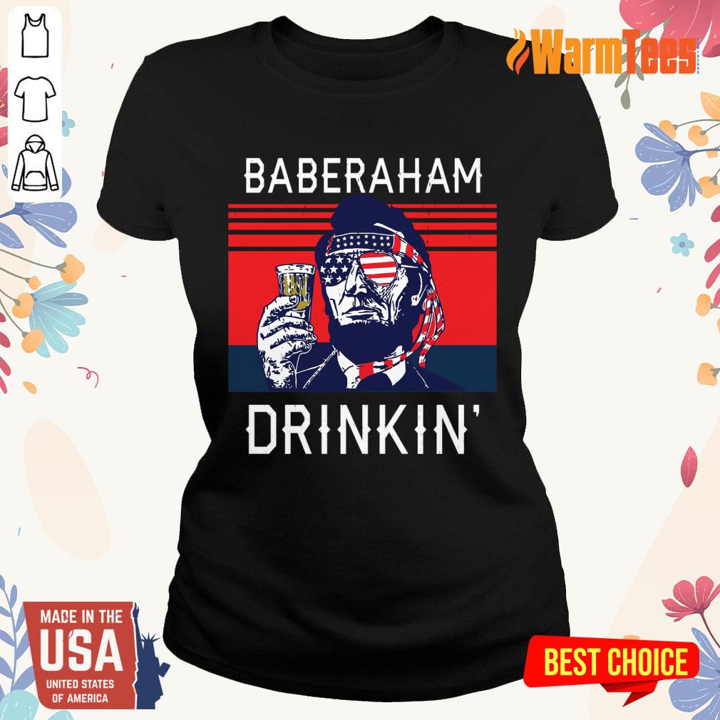 Abraham Lincoln Baberham Drinkin American Shirt - Image 3