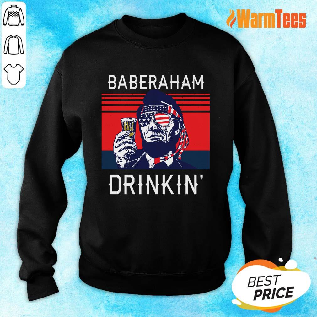 Abraham Lincoln Baberham Drinkin American Shirt - Image 2