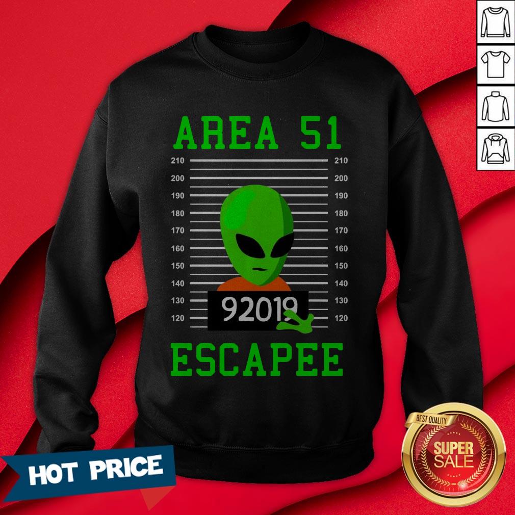 Alien Escapee Area 51 Cute Vintage Halloween Costume Shirt - Image 4