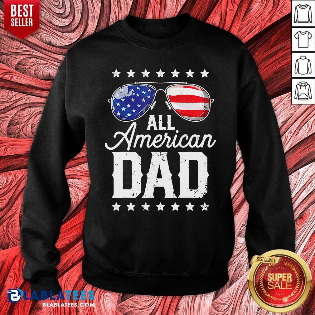 All American Dad 4th Of July Shirt - Image 3