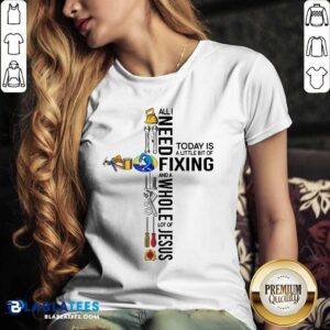 Alternative view of All Need Today Giving And Jesus Shirt