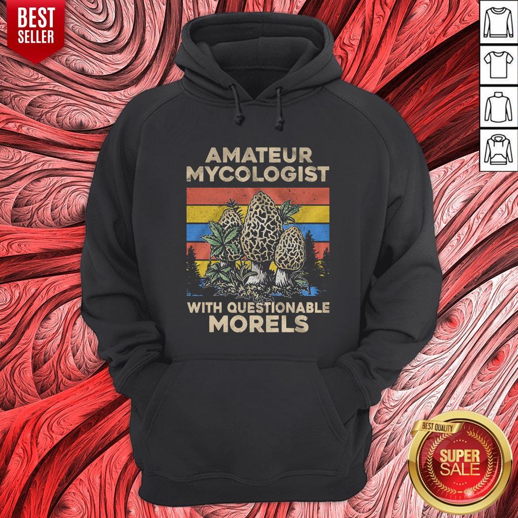 Amateur Mycologist With Questionable Morels Vintage Shirt - Image 3