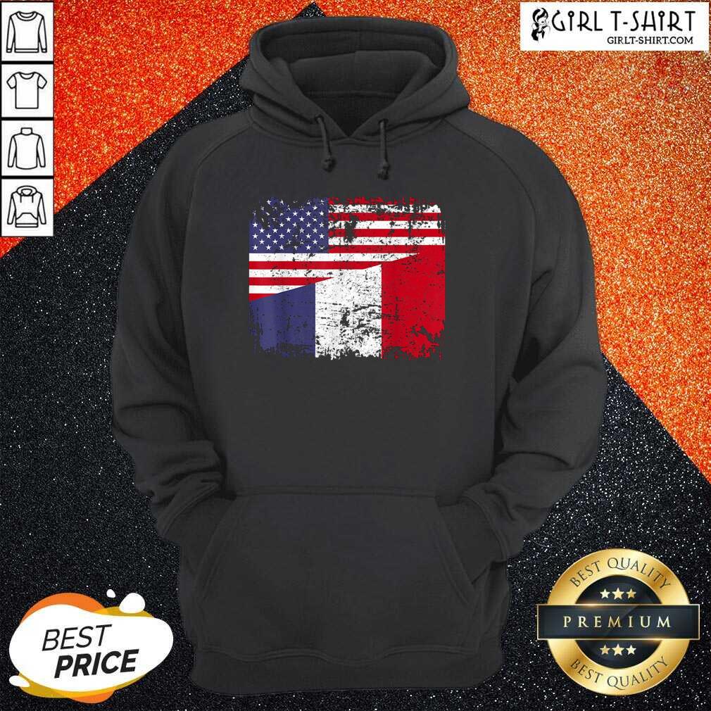 American And French Flag Shirt - Image 3