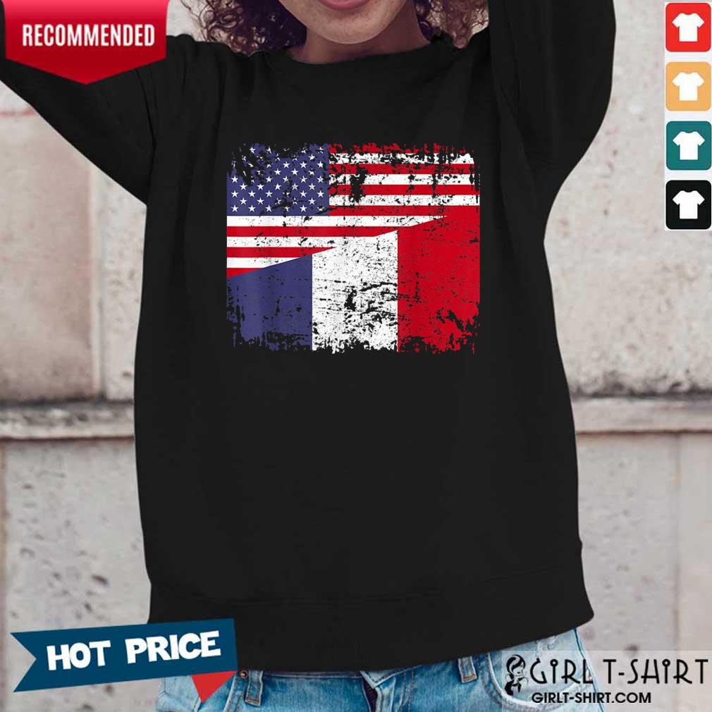 American And French Flag Shirt - Image 5