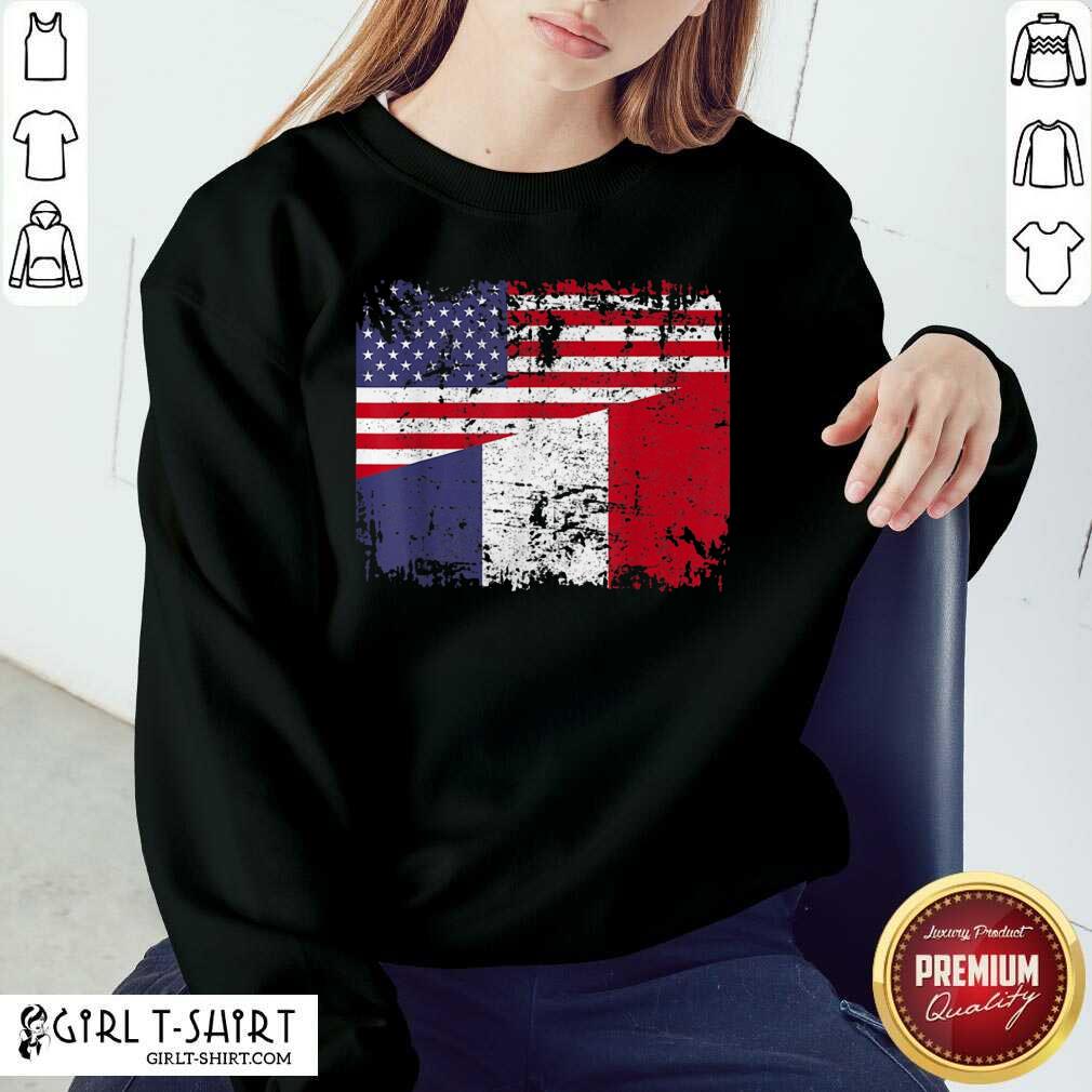 American And French Flag Shirt - Image 4