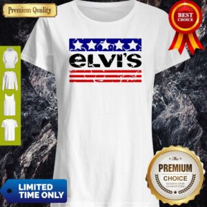 American Flag Elvis Parody Shirt