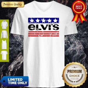 Alternative view of American Flag Elvis Parody Shirt