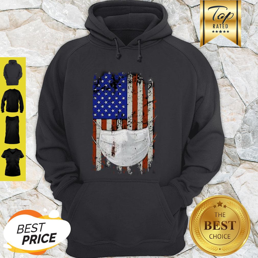 American Flag Quarantined Coronavirus Covid-19 Shirt - Image 4