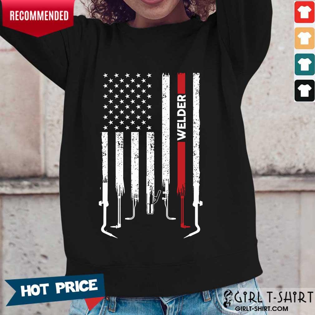 American Flag Welder Shirt - Image 5