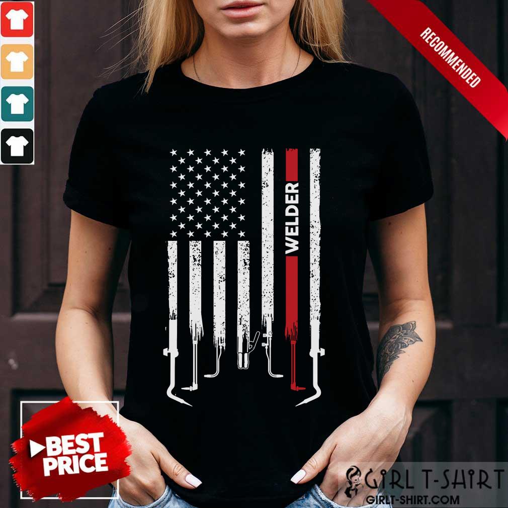 American Flag Welder Shirt