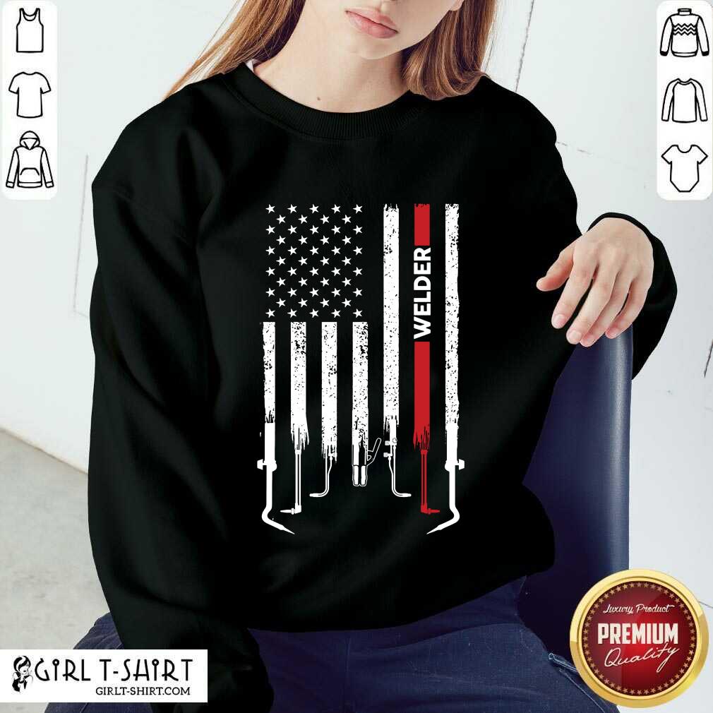 American Flag Welder Shirt - Image 4