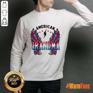 Alternative view of American Grandma Wings Shirt