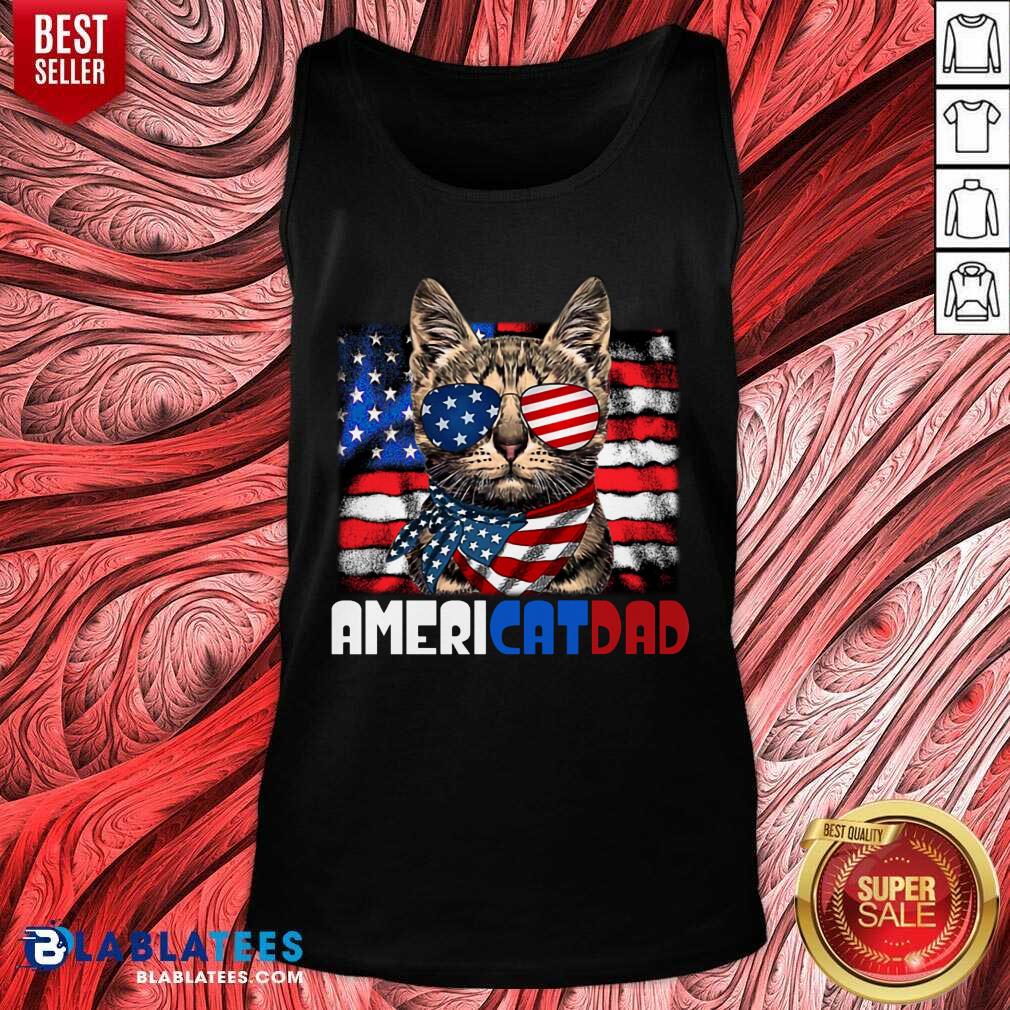 Americat Dad 4th Of July Shirt - Image 3