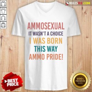 Alternative view of Ammosexual It Wasn't A Choice I Was Born This Way Ammo Pride Shirt