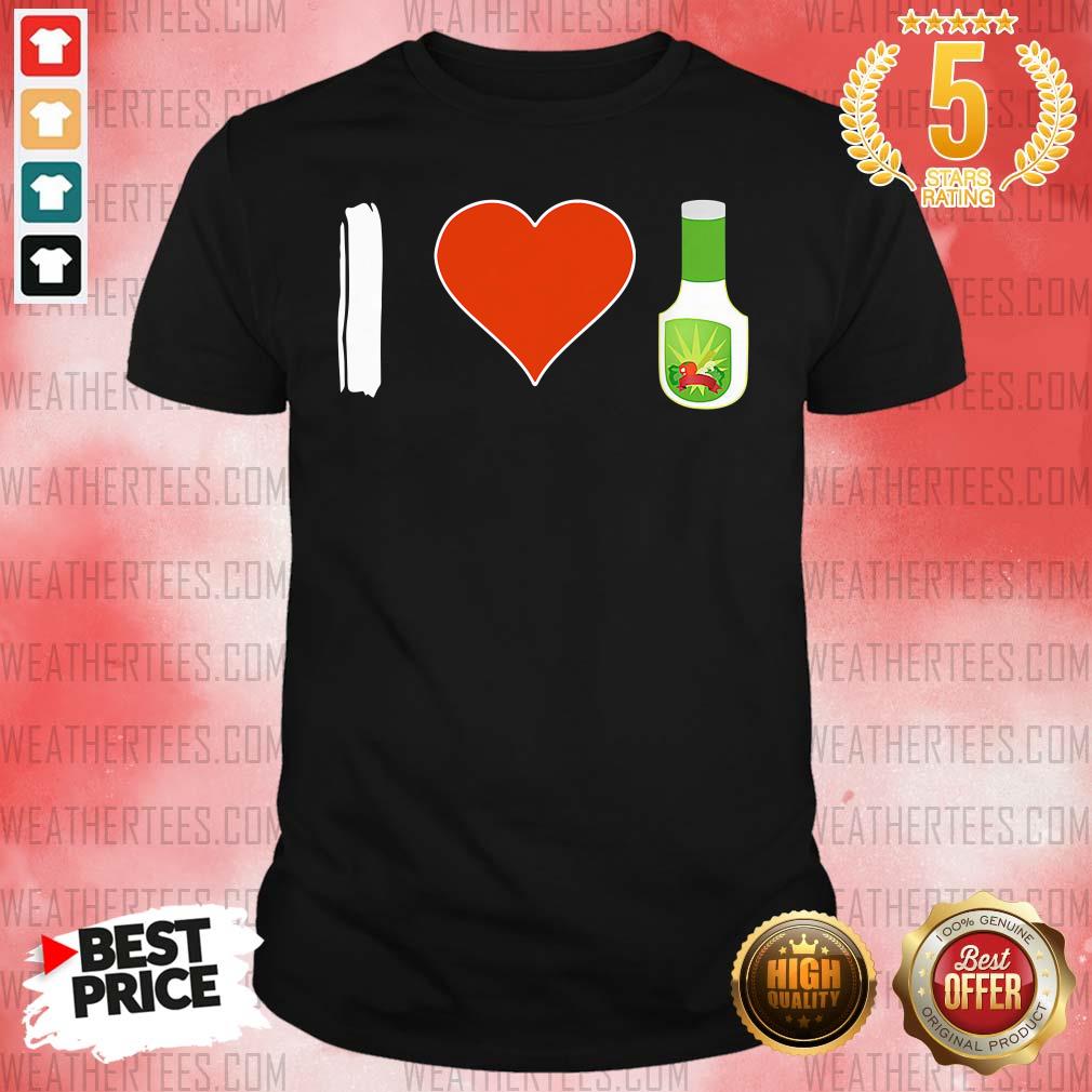 Amused I Love 1 Vegetarian Shirt