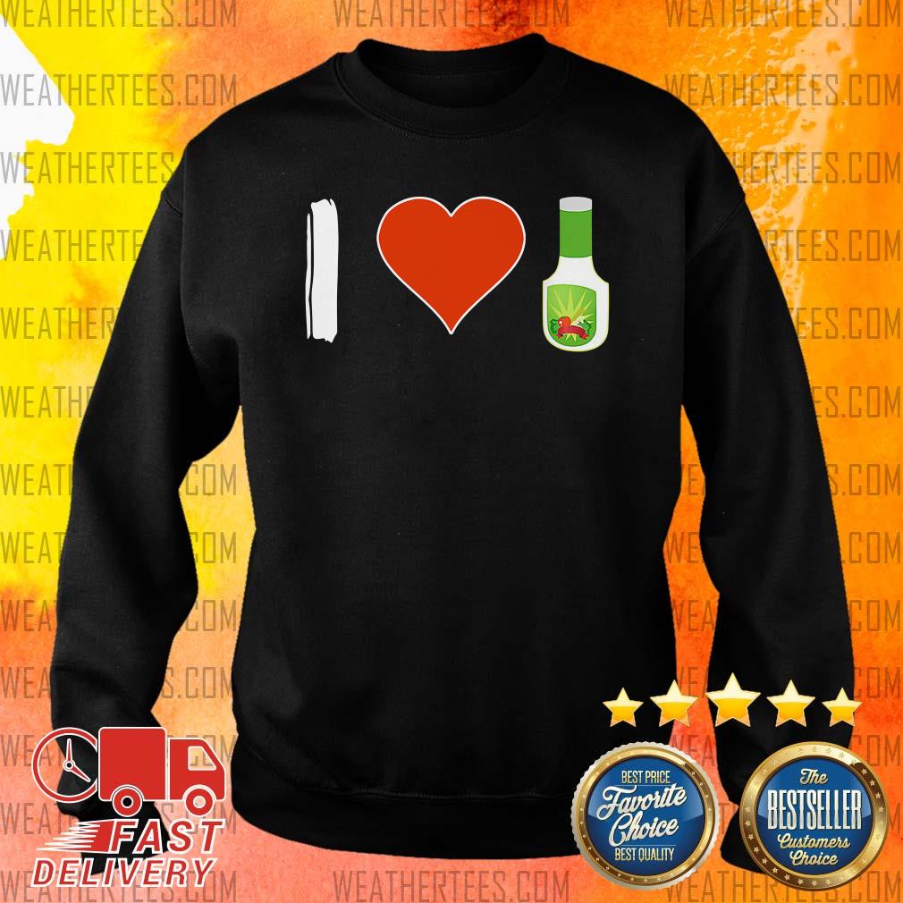 Amused I Love 1 Vegetarian Shirt - Image 2