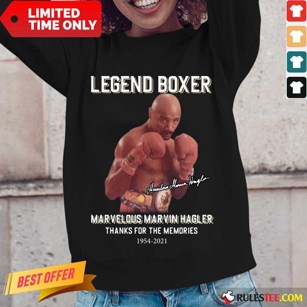 Amused Marvelous Marvin Hagler 2021 Shirt - Image 5
