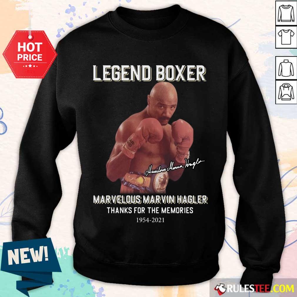 Amused Marvelous Marvin Hagler 2021 Shirt - Image 4