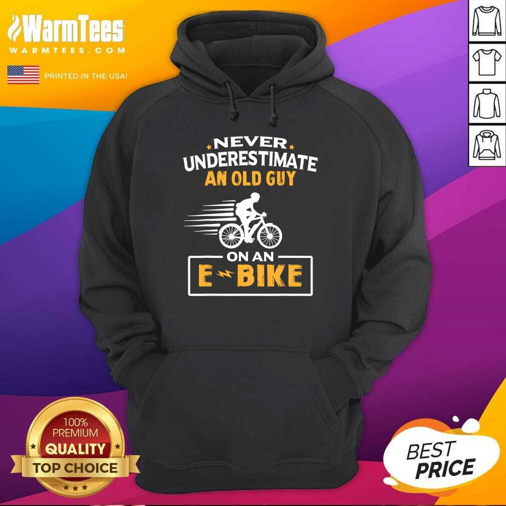 An Old Guy On An E Bike Shirt - Image 4
