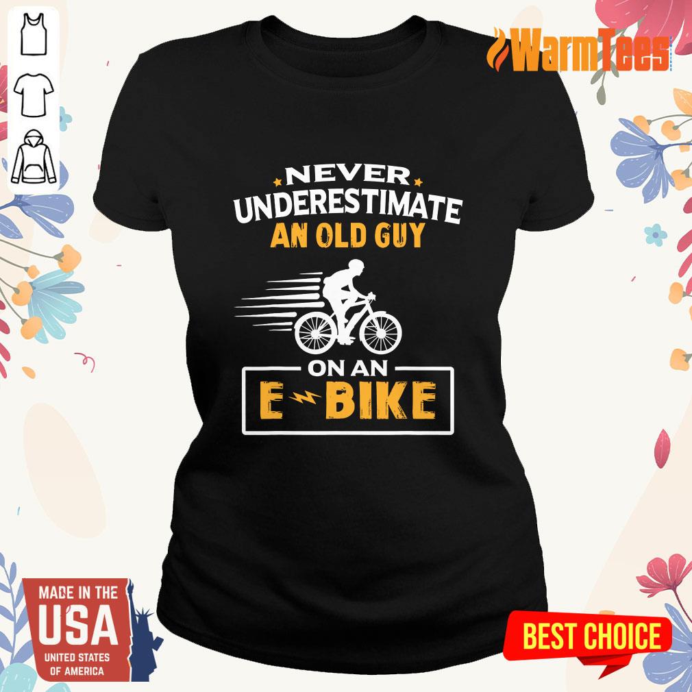 An Old Guy On An E Bike Shirt - Image 3