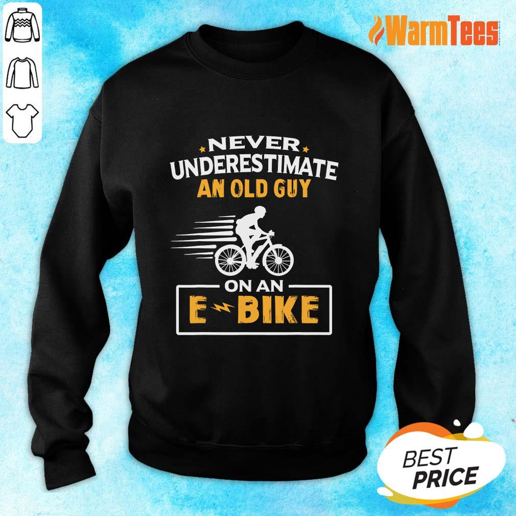 An Old Guy On An E Bike Shirt - Image 2
