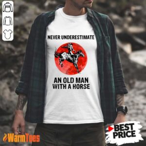 An Old Man With A Horse Shirt