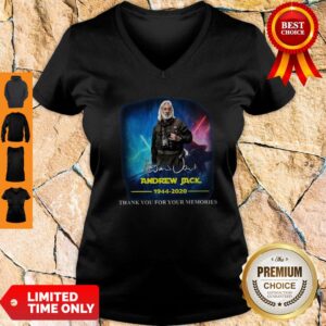 Alternative view of Andrew Jack 1944 2020 Thank You For The Memories Signature Shirt