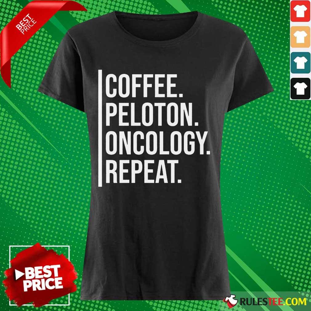Appalled Coffee Peloton Oncology Repeat Shirt - Image 2