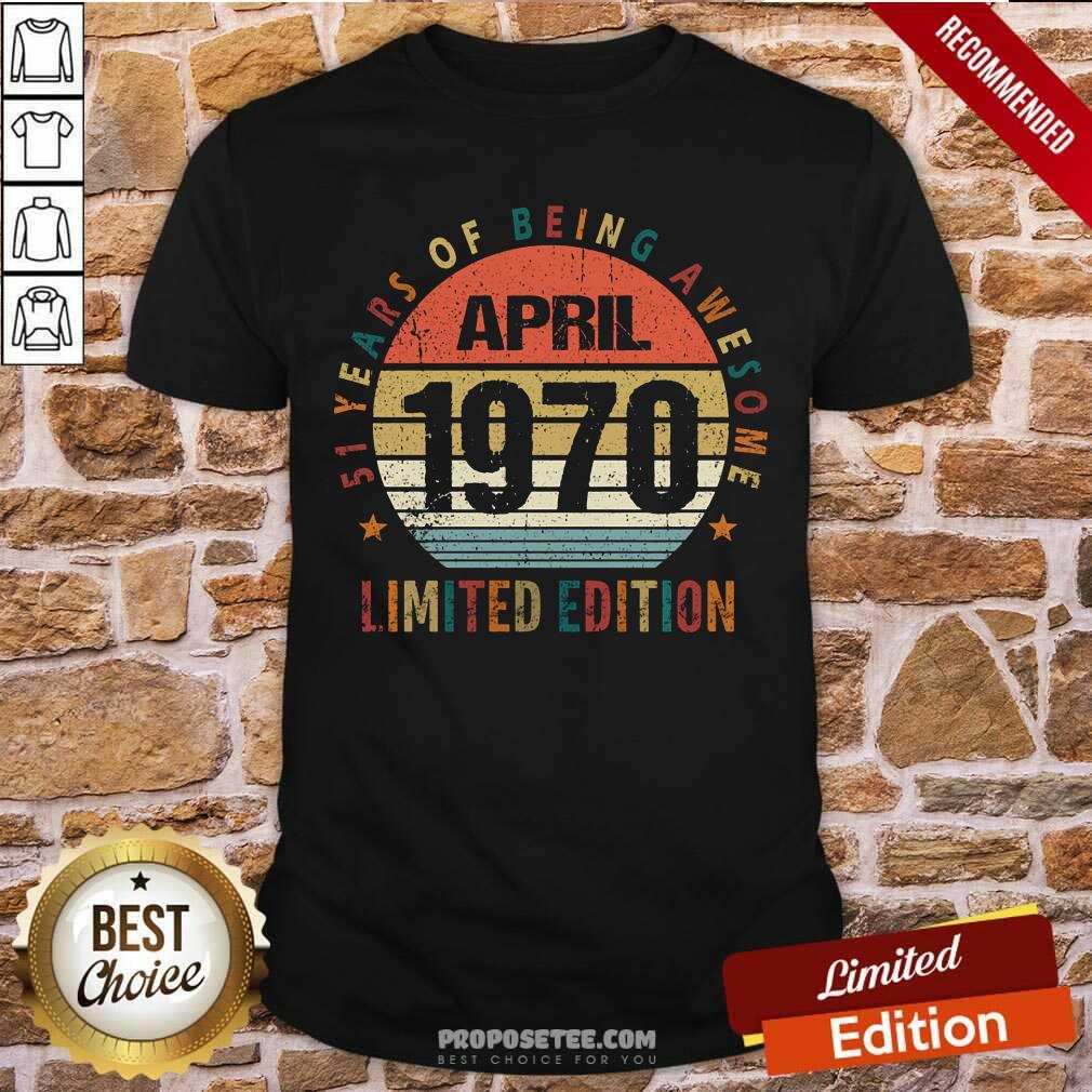 April 1970 Limited Edition Vintage Shirt