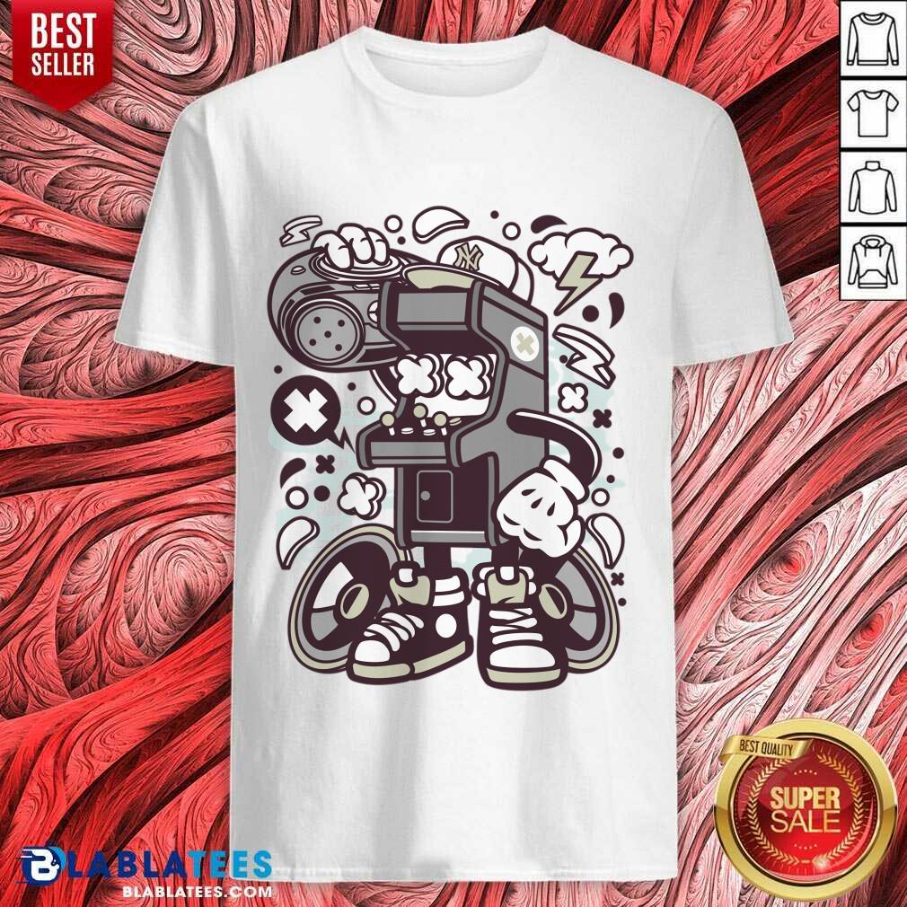Arcade Game Boombox Shirt