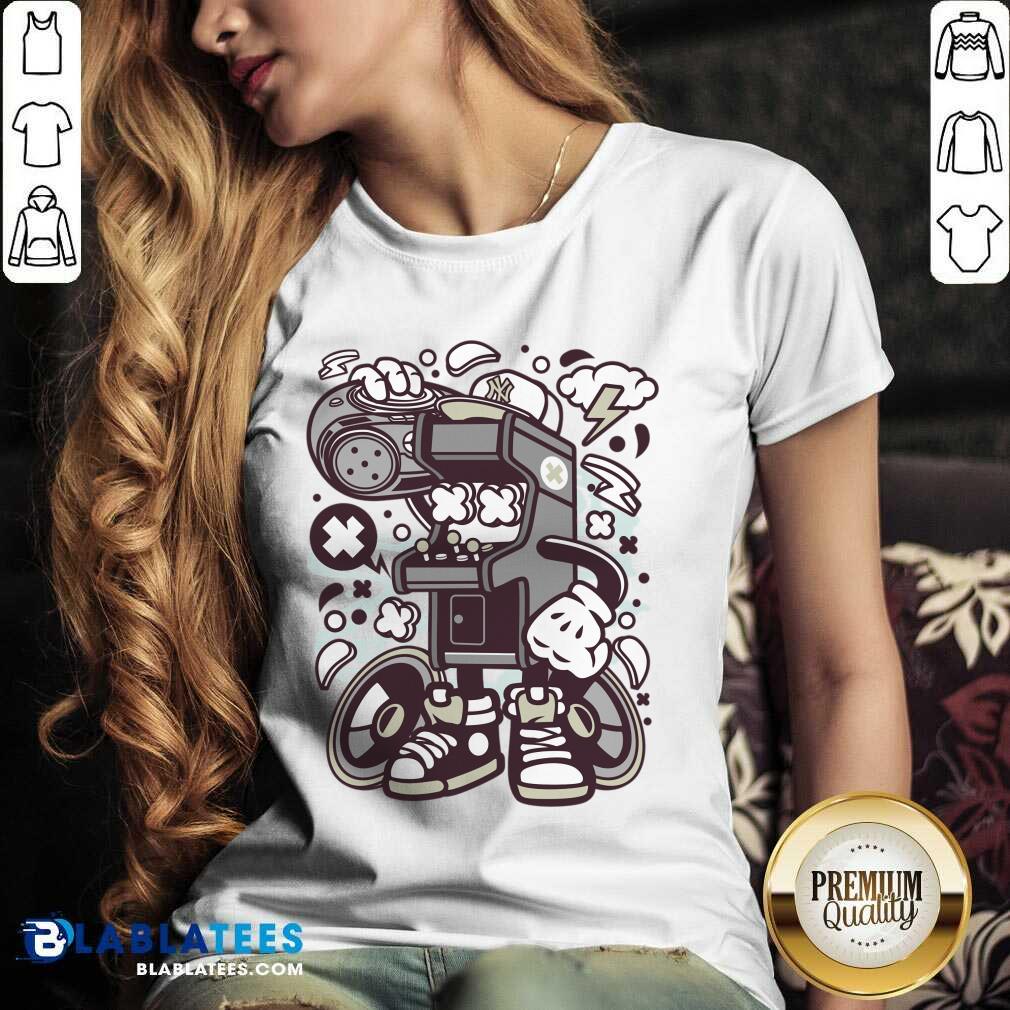 Arcade Game Boombox Shirt - Image 2