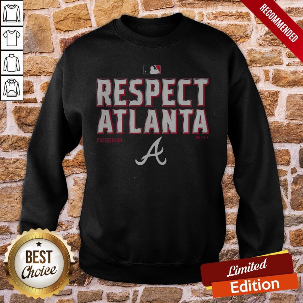 Atlanta Braves Fanatics Branded Navy 2020 Postseason Locker Room Shirt - Image 4