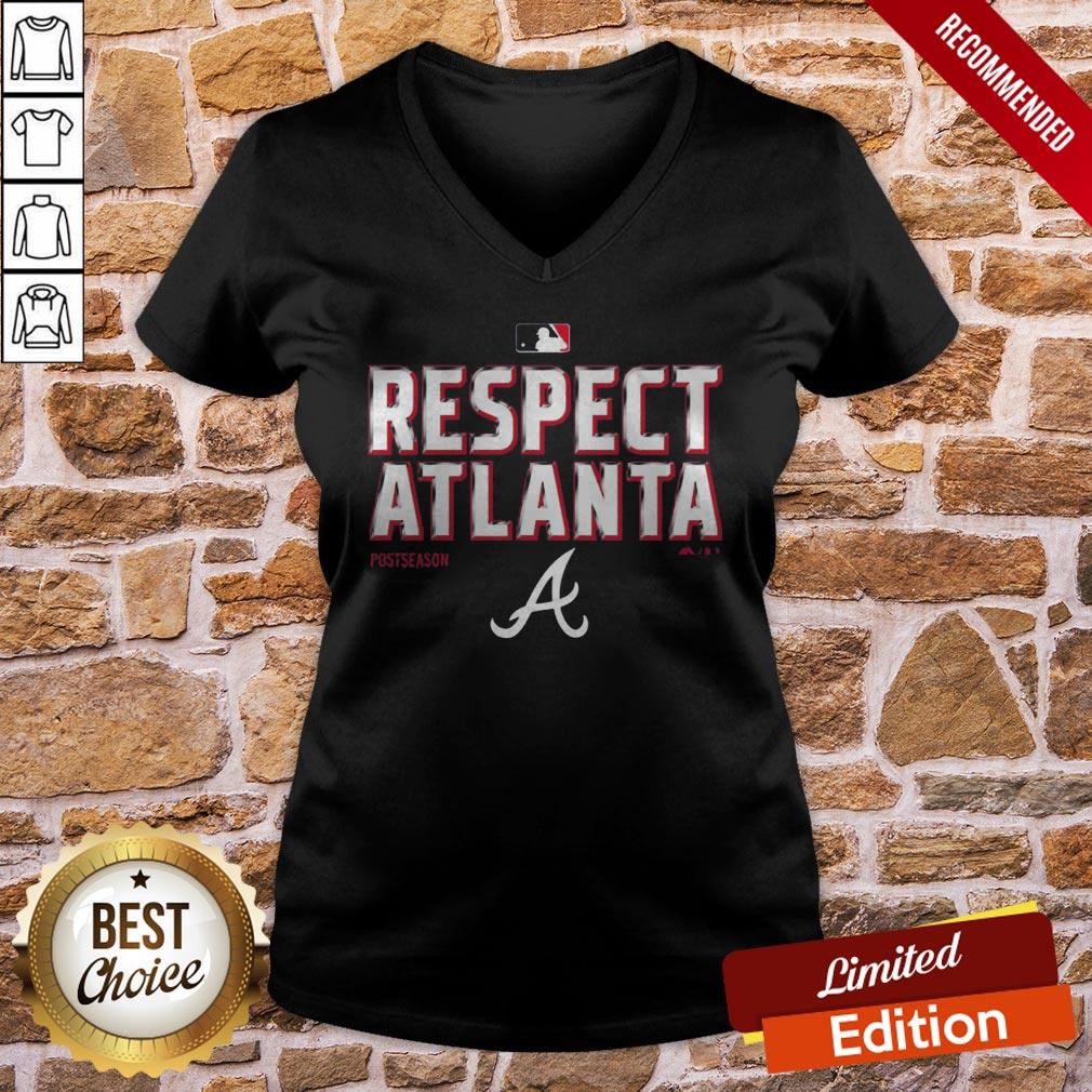 Atlanta Braves Fanatics Branded Navy 2020 Postseason Locker Room Shirt - Image 2