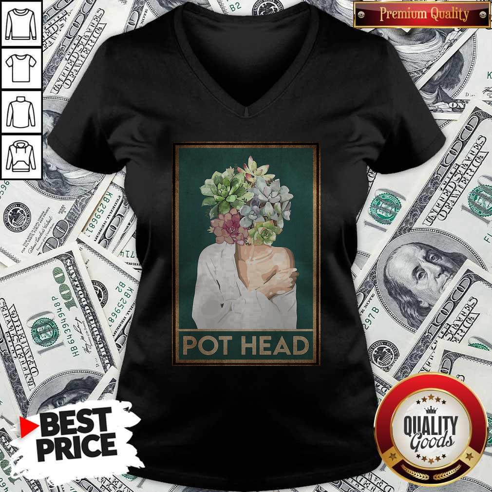 Attractive Girl Garden Pot Head Flower Shirt - Image 2