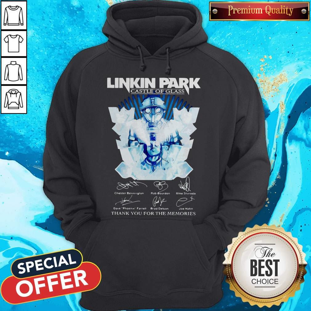 Attractive Linkin Park Castle Of Glass Thank You For The Memories Signatures Shirt - Image 5