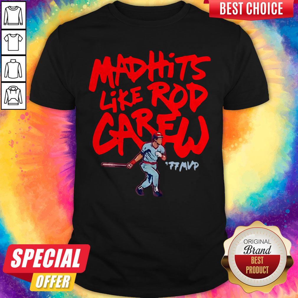 Attractive Madhits Like Rod Carew 77 Mvp Shirt