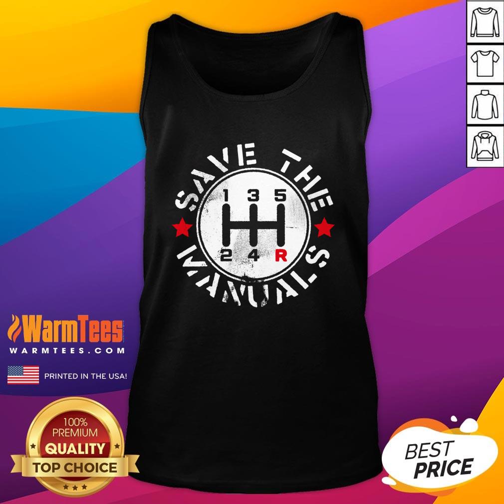 Attractive Save The Manuals Car Shirt - Image 3