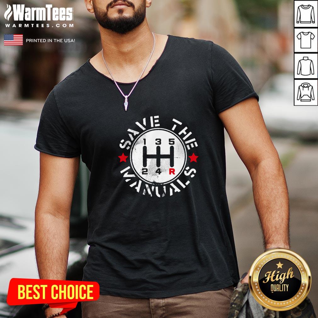 Attractive Save The Manuals Car Shirt - Image 2