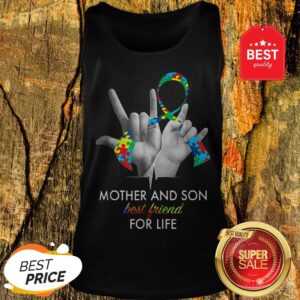 Alternative view of Autism Awareness Mother And Son Best Friends For Life Shirt