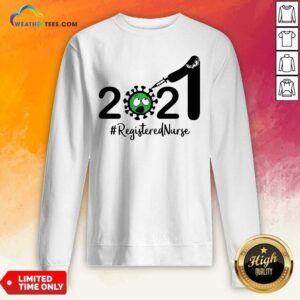 Alternative view of Awesome 2021 Coronavirus #Registered Nurse Shirt