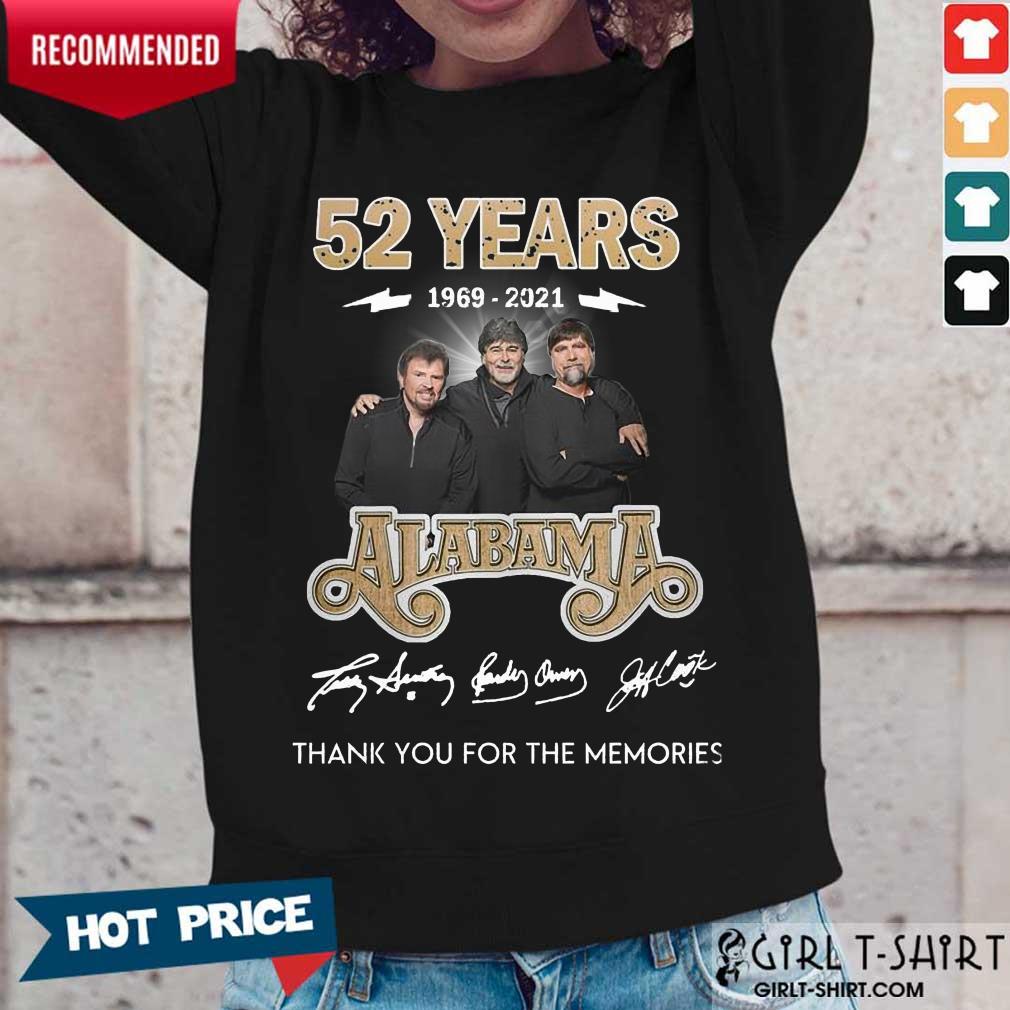 Awesome 52 Years 1969 2021 Alabama Shirt - Image 2