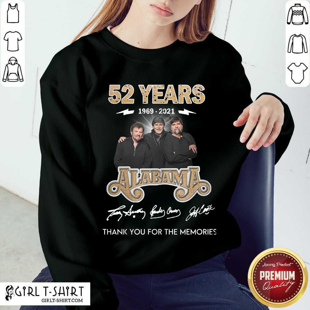 Awesome 52 Years 1969 2021 Alabama Shirt - Image 5