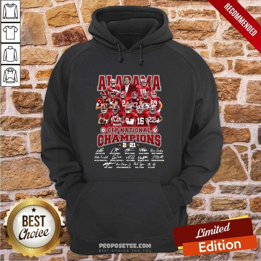 Awesome Alabama Cfp National Champions 2020 Signature Shirt - Image 5