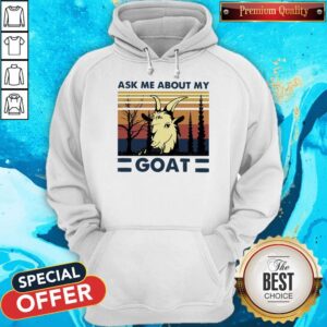 Alternative view of Awesome Ask Me About My Goat Vintage Shirt