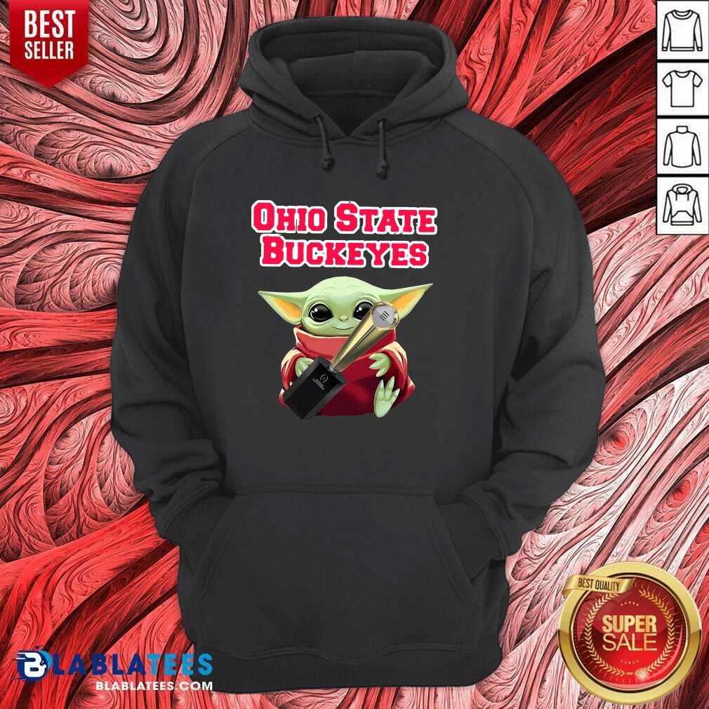 Awesome Baby Yoda Ohio State Buckeyes Shirt - Image 5