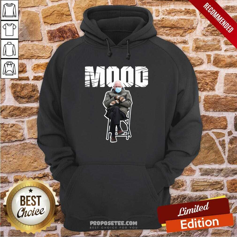 Awesome Bernie Sanders Gloves Mittens Bad Mood 2021 Shirt - Image 5