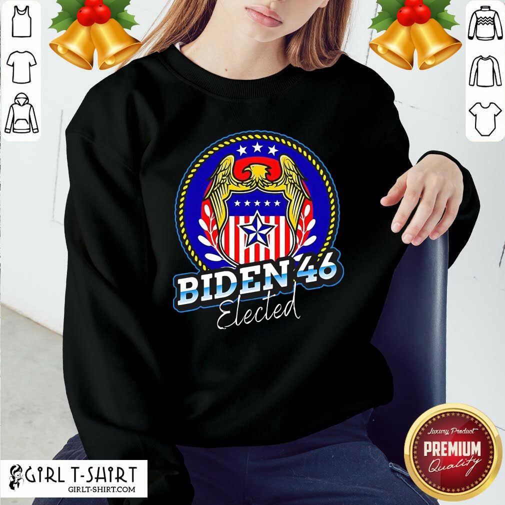 Awesome Biden 46 Elected 46Th President Shirt - Image 4