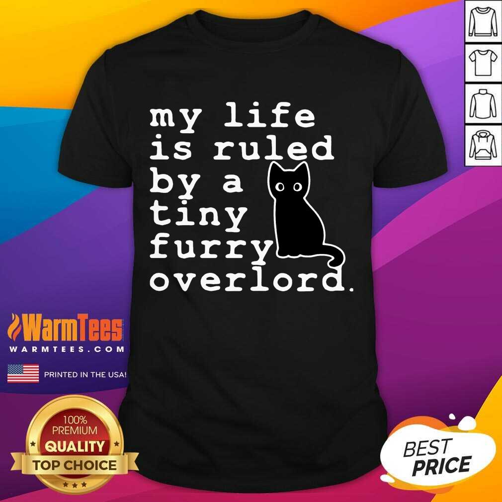 Awesome Black Cat Life Furry Overlord Shirt