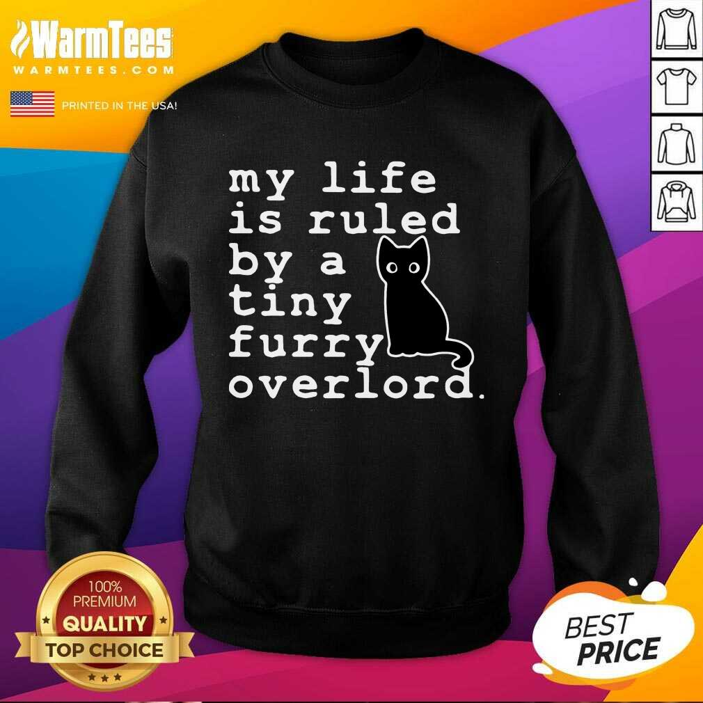 Awesome Black Cat Life Furry Overlord Shirt - Image 3