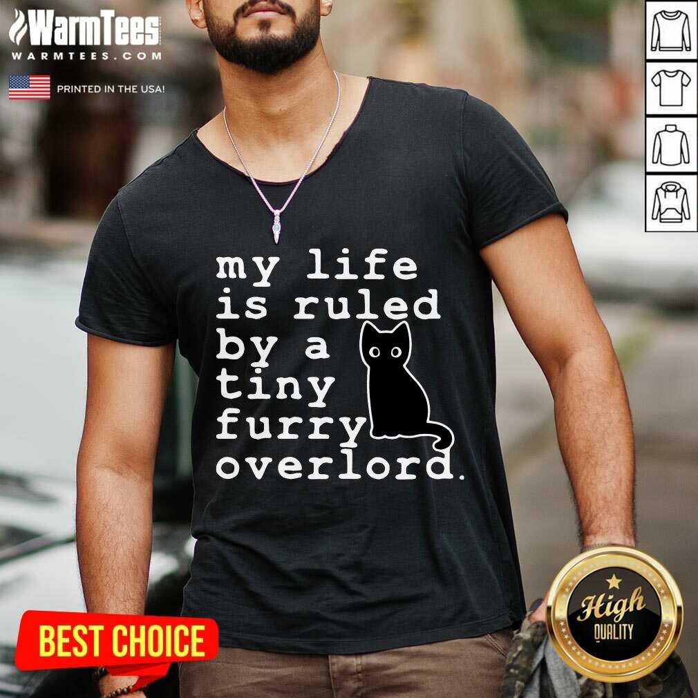 Awesome Black Cat Life Furry Overlord Shirt - Image 5